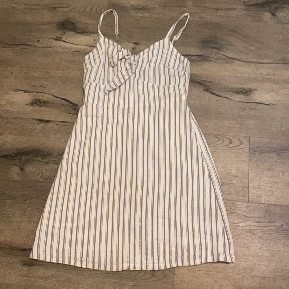 Striped mini dress